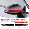 2 Stück Auto-Rückspiegel-Aufkleber Abziehbilder Auto-Außenzubehör Für Escalade CTS ATS SRX STS XT5 XT4 XT6 XTS CT4