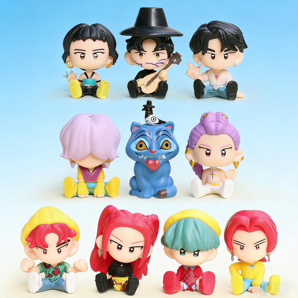 NEW Kpop Devil Hunter Rumi Zoe Mira anime chloride character collection desktop trinkets Childrens New Year Christmas gift
