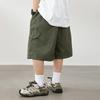 LUSON Boys' Pure Cotton Summer Cargo Shorts