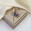 Elegant Women's Brooch: Versatile Bow & Insect Flower Design with Anti-Exposure Feature