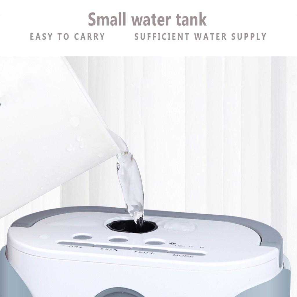 Mini Portable Air Conditioner Arctic Air Cooler Humidifier Purifier LED Light Personal Space Fan Air Cooling Fan USB