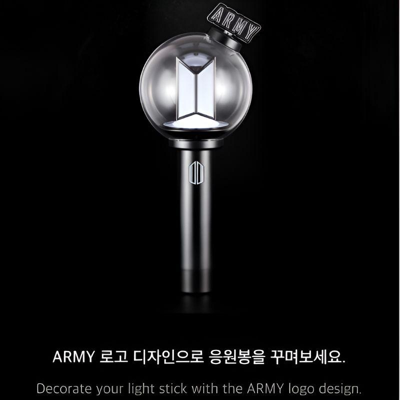 Parti del Light Stick Ufficiale BTS Ver.4 (Versione ARMY) – Accessorio Decorativo Ufficiale Light Stick + 2 Fotocard Casuali dei BTS Arirang in Omaggio