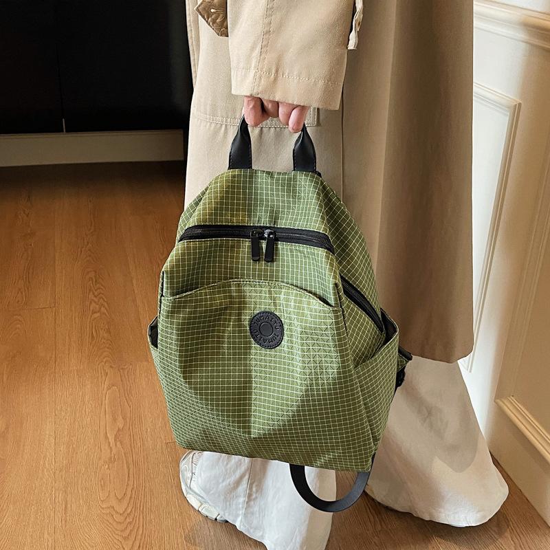 Waterproof Lightweight Backpack Women's Large Capacity Nylon Student School Bag Casual Versatile Commuter Going Out Small Backpack