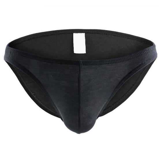 Men Briefs Seamless Invisible Design Tailoring Panties Breathable Low-Waisted Triangular Moisture-Wicking U-Convex Underwear