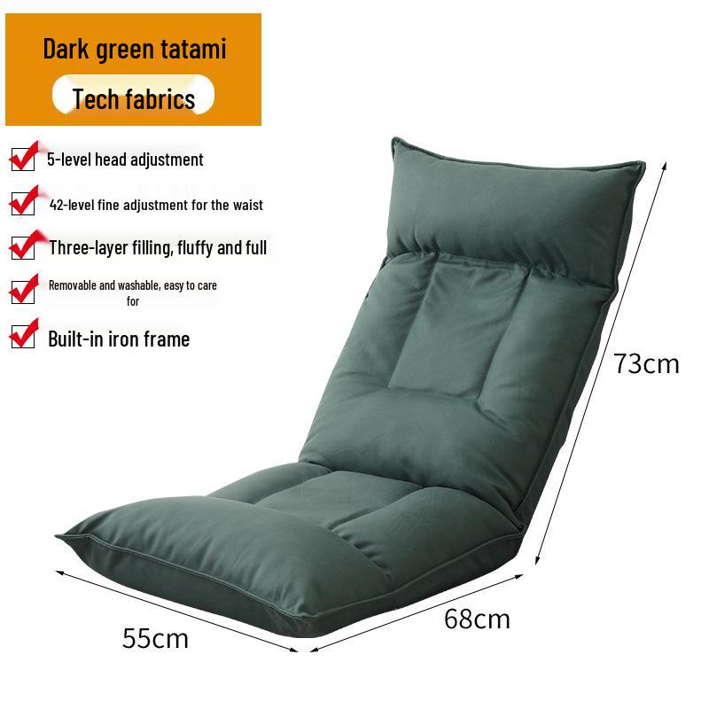 Convertible Balcony Tatami Recliner Chair – Dormitory Sofa Bed for Relaxation