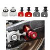 2x Practical Motorcycle CNC Aluminum Chain Adjustment Screw Rocker Reel Slider for Honda CB650R CBR650R CB 650R 14-19