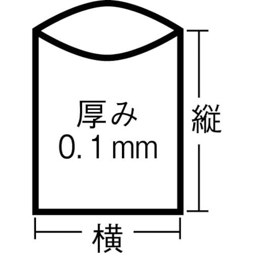 TRUSCO Commercial Polybag 0.1 x 20L 10 Pieces S-0020