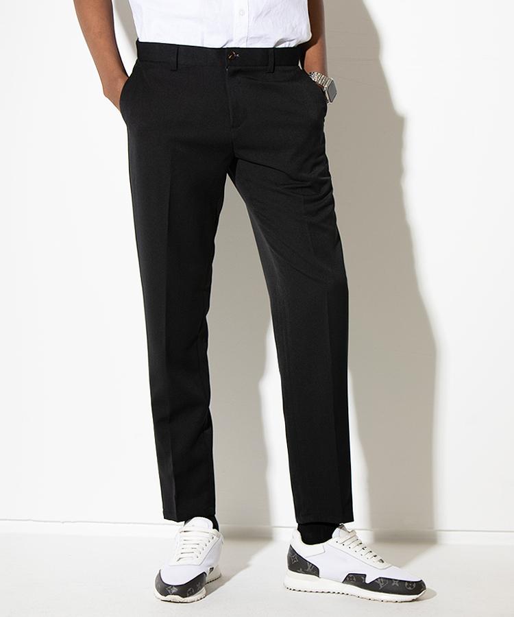 Seuteulaikeu Low No Tuck Trousers (Black)