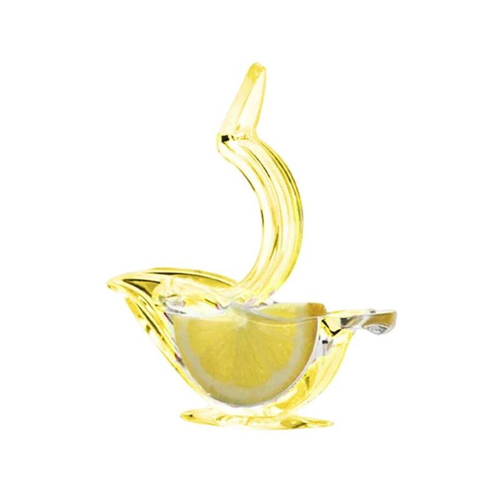 Manual Lemon Squeezer Kitchen Fruit Mini Manual Juicer Bird Shape Transparent Portable For Orange Kitchen Home Slip Tool