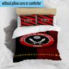 3PCS Global Football Club Sheff Bedding Set,Including 1pc Duvet Cover And 2pcs Pillowcases Perfect for Bedroom, Dormitory, Fan Christmas gift