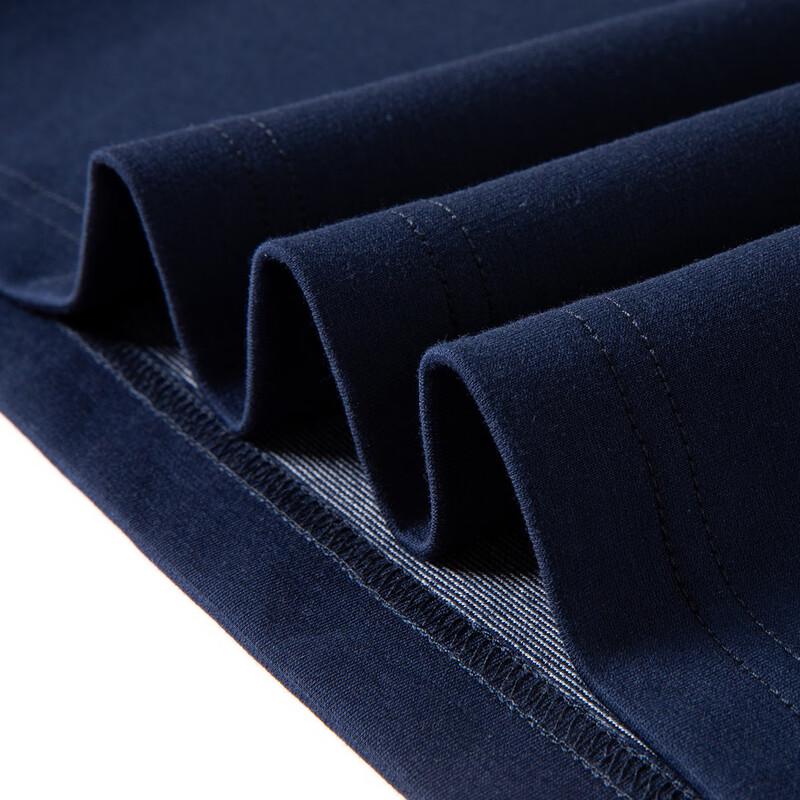 MONTAGUT Men's Cotton Soft Striped Long Sleeve Polo Shirt