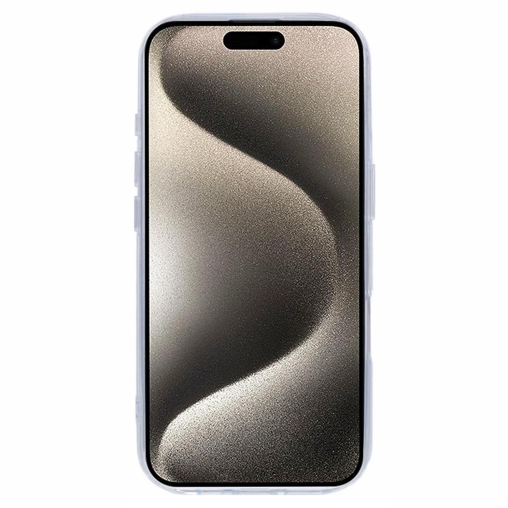 KIGC For iPhone 16 Pro Max Clear Case TPU+PC Protective Shockproof Phone Cover