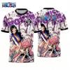 2026 One Piece Graphic T-shirt Japanese Anime Football Jerseys Sports Men's T-Shirt Children's Clothing