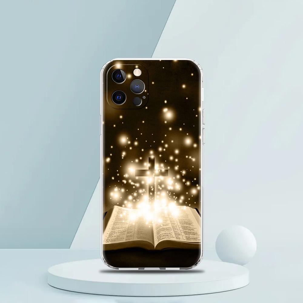 

Faith Christian Religious Jesus Clear Phone Case for iPhone 16 15 14 13 12 Pro Max Soft for iPhone 11 Pro Max 7 8 Plus XS XR Bag iPhone 16 Pro