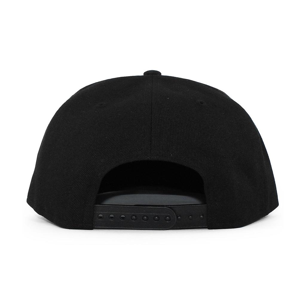 [New Era] 9FIFTY Snapback Cap Detroit Lions NFL Team Basic Snapback Cap DETROIT LIONS American Football 950 Baseball Cap Hat Black [Used]