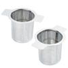 2 Pack Stainless Steel Tea Infuser Dual Ear Fine Mesh Reble Strainer for Tea