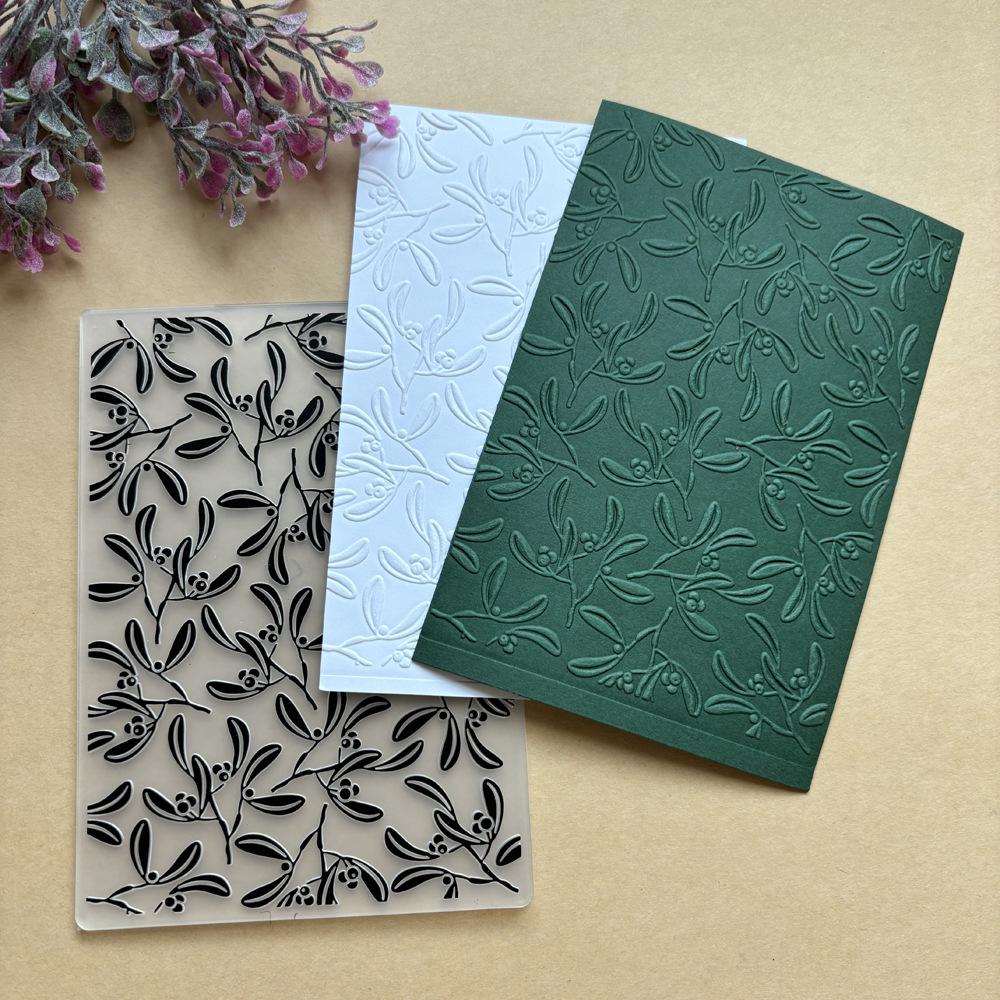 Birdcage Flowers Embossed Texture Mold for DIY Journals
