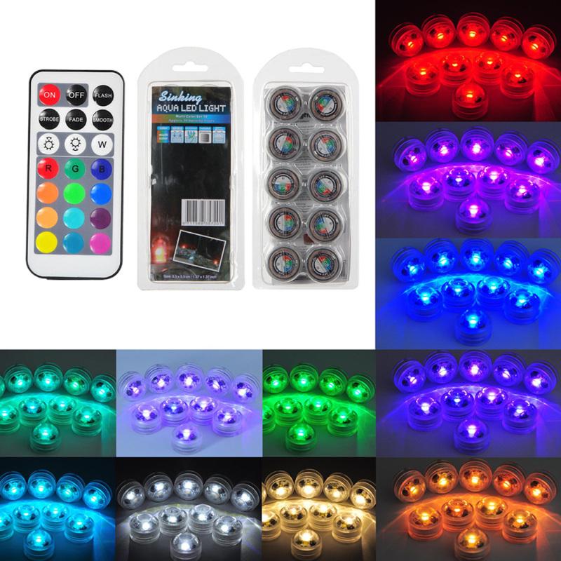 Buy IP67 Waterproof Multi Color Submersible LED Underwater Light for ...