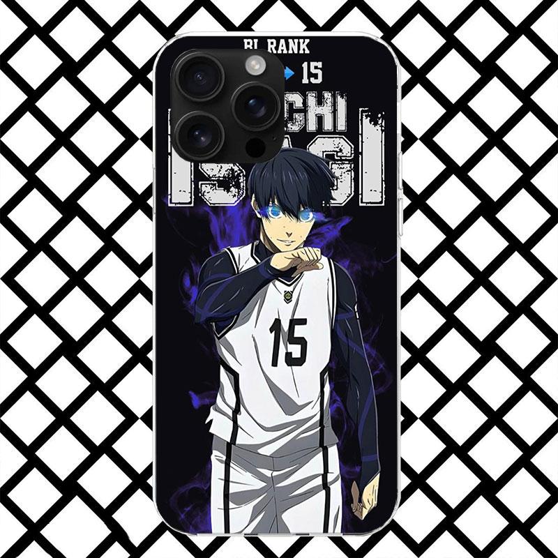 Blue Lock Isagi Yoichi Phone Case for iPhone 17 Air 16 16E 15 14 Plus 13 Mini 12 11 Pro Max 7 8 + SE 2020 Soft Cover Fundas 17 A