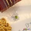 Original Design Natural Crystal Stone Butterfly Necklace Women's S925 Sterling Silver Light Luxury Niche High-end Collarbone Chain Jewelry Gift