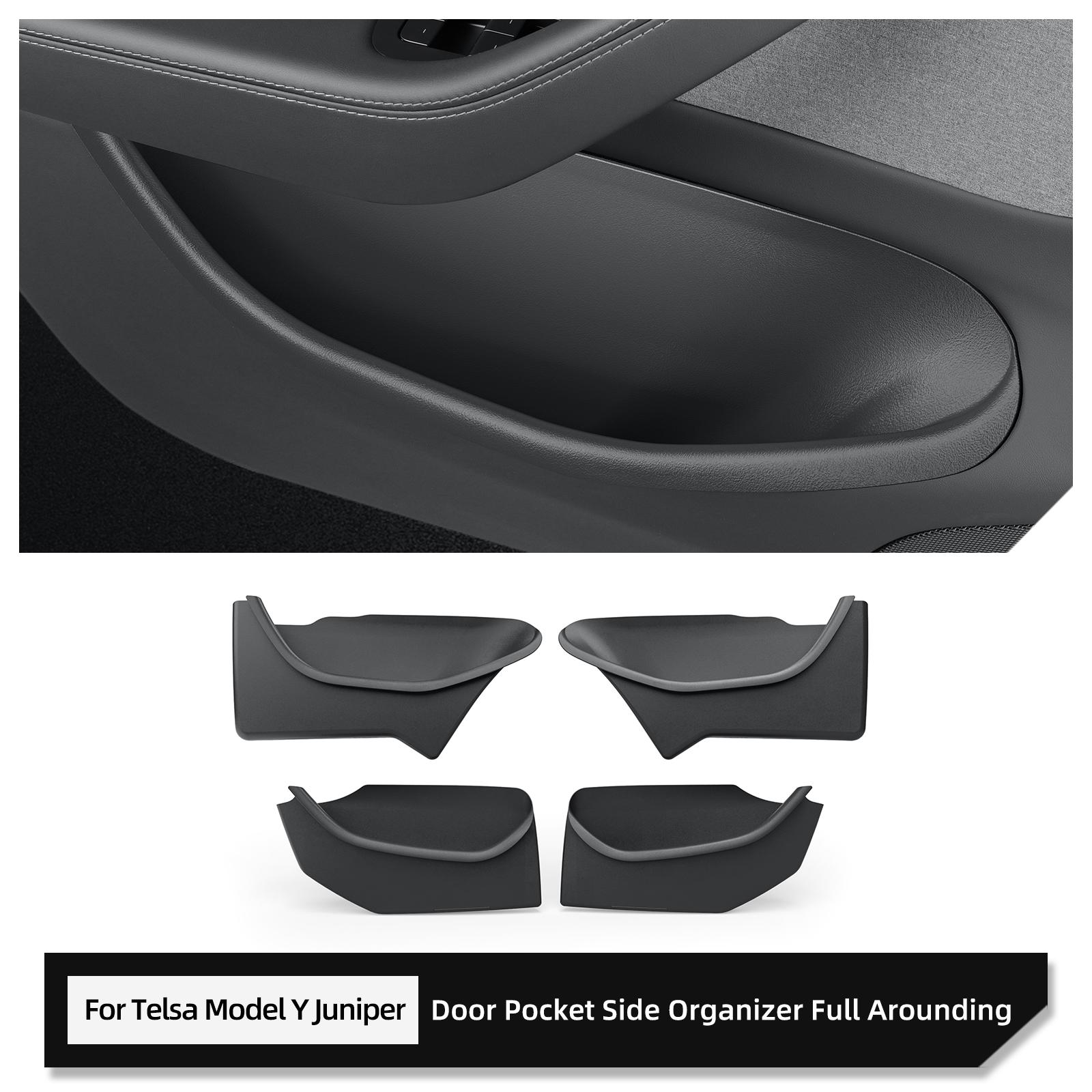 

for Tesla Model Y Juniper/Launch 2025 Car Side Door Handle Storage Box Gate Slot Anti Dirty Storage Tidying Tray Accessories