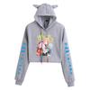 Reincarnated as a Slime Women's Anime Cat Ear Crop Top