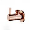 1/2'' European Triangle Valve Hot and Cold Water Stop Universal Retro Angle Valves All Copper Toilet Bathroom