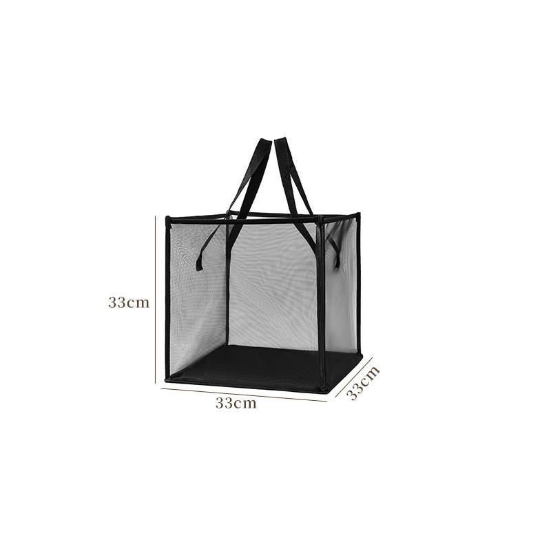 Plastic Collapsible Laundry Basket With Drainage For Home Organization And Storage