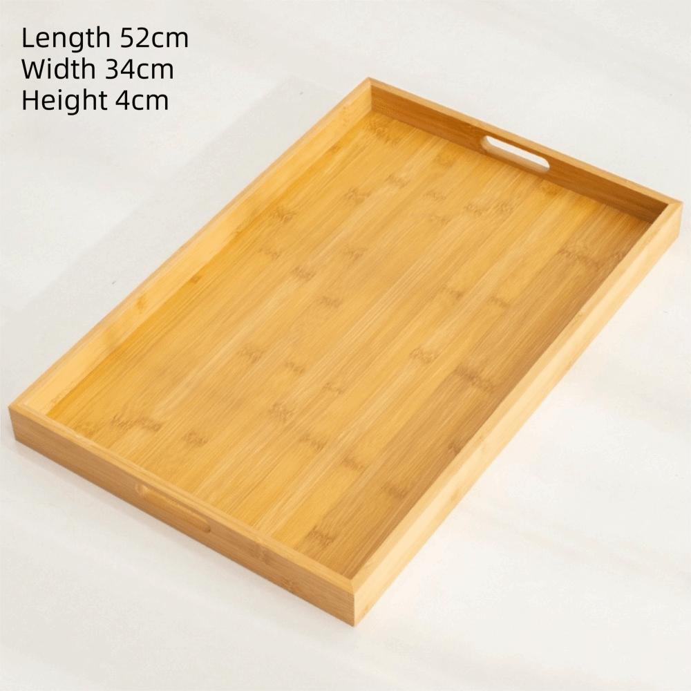 With Handle Food Storage Trays Rectangular Serving Tray Decorate Tray Dessert Pallet  Coffee Table