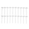 20Pcs Place Card Holder Unique Design  Premium Metal Anti Oxidation Wide Application Name Car
