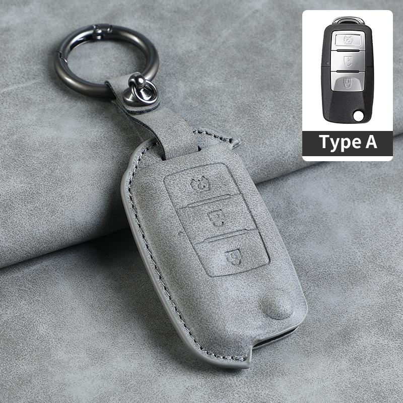 For BAIC WEVAN m35 M30  M20 HYOSOW S3 s3l20 M30S S6 S2 S5 Bispeed t5 Leather Key Cover Keychain Key Case Car Key rope Keyring
