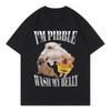 Baby French Bulldog Funny Dog Meme Graphic T Shirts Fashion Vintage Short Sleeve Tshirts Unisex Women Casual Loose Tshirt