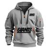 Herbst und Winter neuer Herrenpullover Europäischer und amerikanischer Trend integrierter Pullover-Strickpullover lässiger Sport-Hoodie