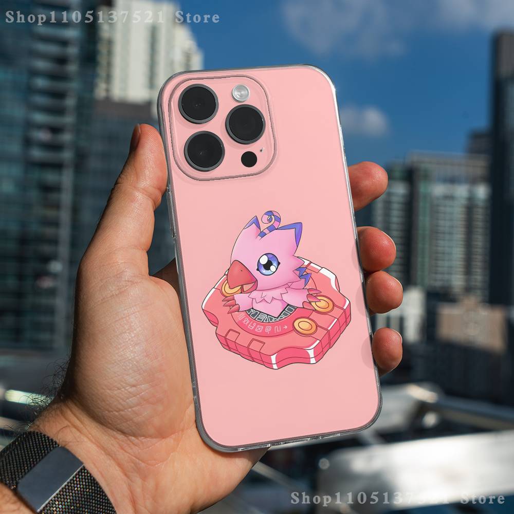 Cartoon D-Digimon Phone Case For iPhone 17,16,15,14,13,12,11 Pro,Max,Plus,X,XS,XR,SE4,E Mini Transparent Soft Cover