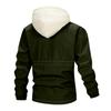 Men'S Loose Jacket Fashionable Multi Pocket Hooded Jacket