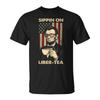 4Th Of July Sippin On Liber-Tea Liberty Independence T-Shirt