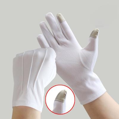 Breathable Driving Mittens Anti-UV Sunscreen Gloves New Etiquette Gloves  Women Men