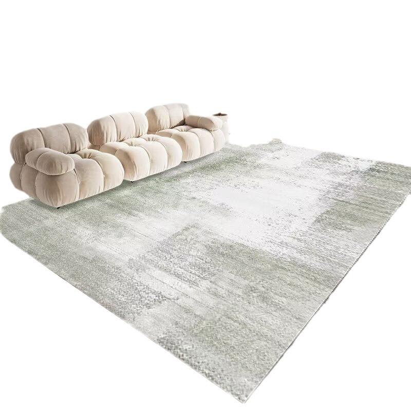 Simple Crystal Velvet Carpet, Living Room Coffee Table Dirt-Resistant And Easy To Take Care Of Floor Mat, Hotel Lobby Homestay Floor Mat