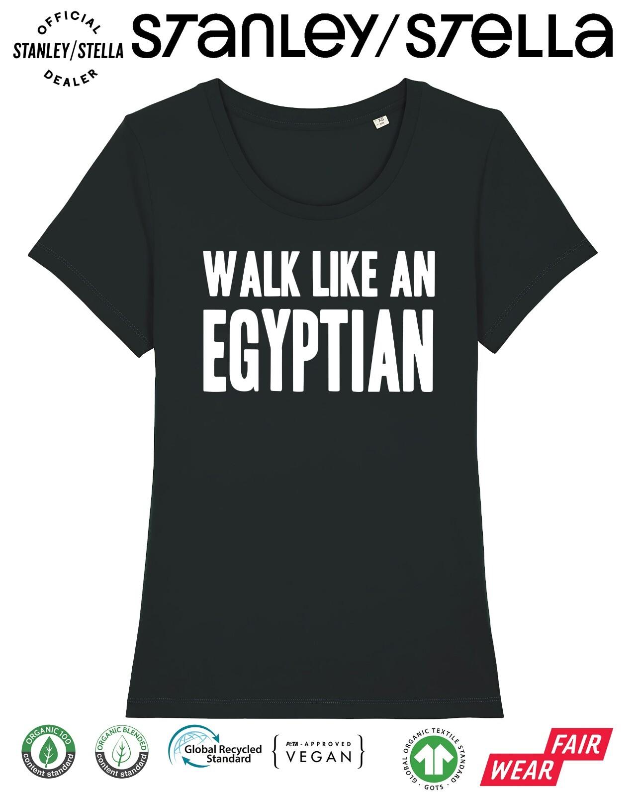 Walk Like An Egyptian Womens T-Shirt Mens Womens Tees Top Fancy Dress 80s Disco Party Weekend Ladies M