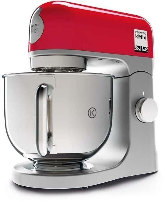 Stand Mixer - KENWOOD kMix KMX750RD - Metal Body - Red - 6 Speeds - 1000 W - 5 L Stainless Steel Bowl