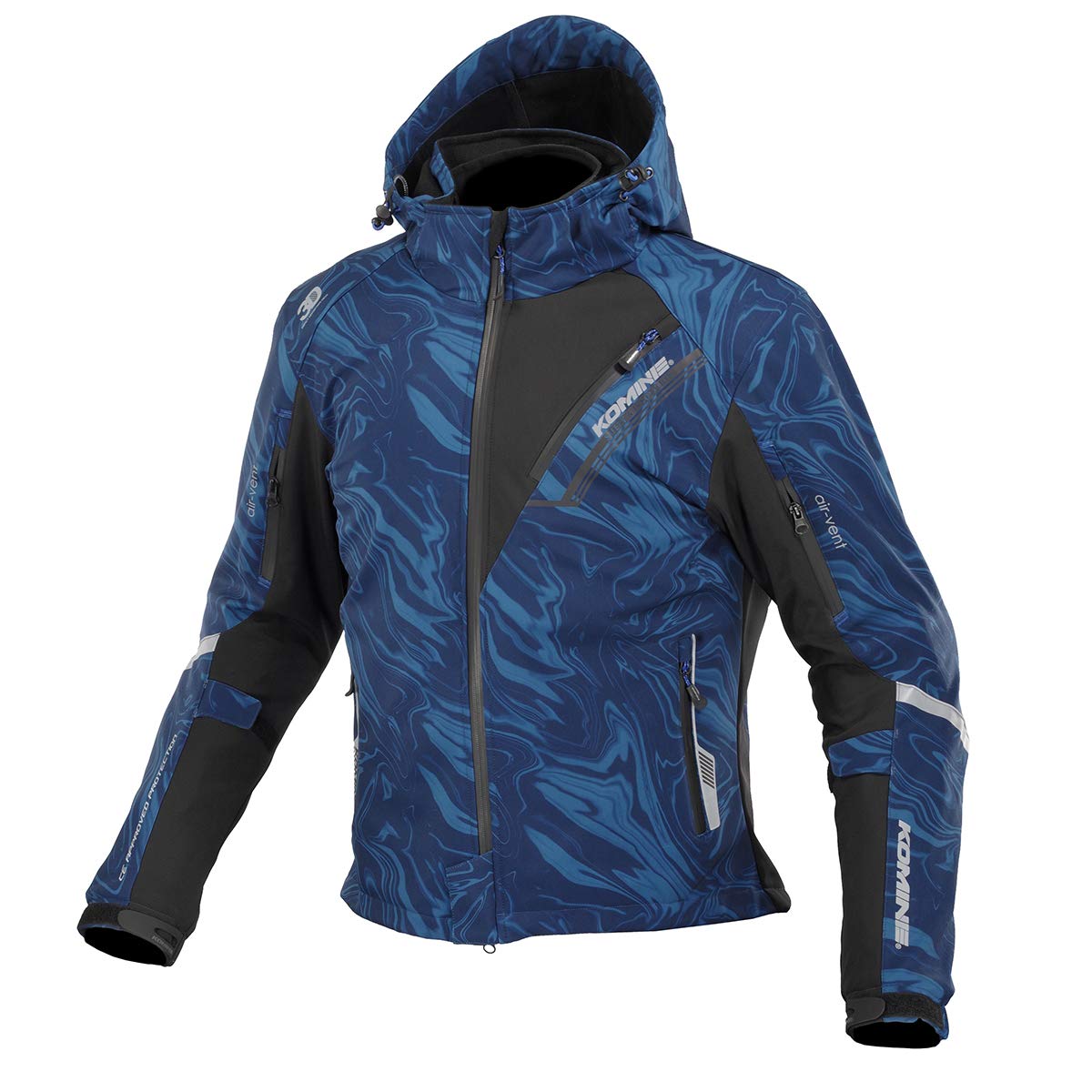 

Мотоциклетные запчасти Темно-синий мрамор WM [KOMINE] 07-579