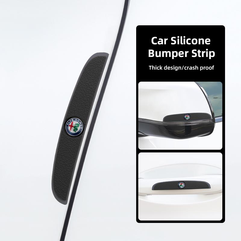 Car Anti-collision Strip Protector Decoration Sticker Accessories For Alfa Romeo 4C 159 166 Spider Giulia Giulietta 156 Mito GT