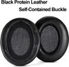 1 Pair Replacement Ear Pads for Sony WH-XB910N XB910N Headphones, Protein Leather, Memory Foam Pads with Mesh