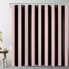 Tenda da Doccia Impermeabile a Strisce Verticali Colorate con 12 Ganci Tenda Decorativa per Bagno per la Privacy