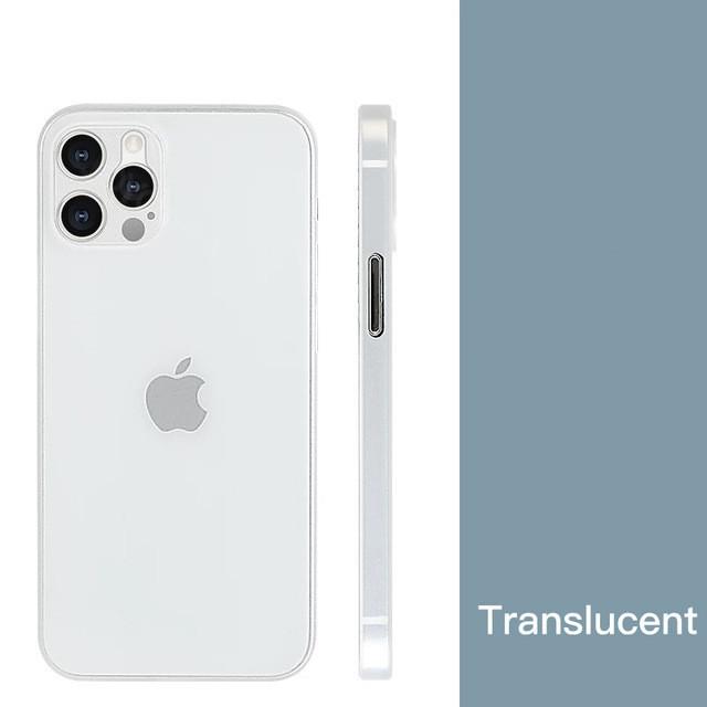 New 0.2MM Ultra Thin Matte PP Case For iphone 11 12 13 14 15 Pro X Xr Xs Max 13 mini 7 8 Plus SE 2020 Clear Hard PC Cover Cases