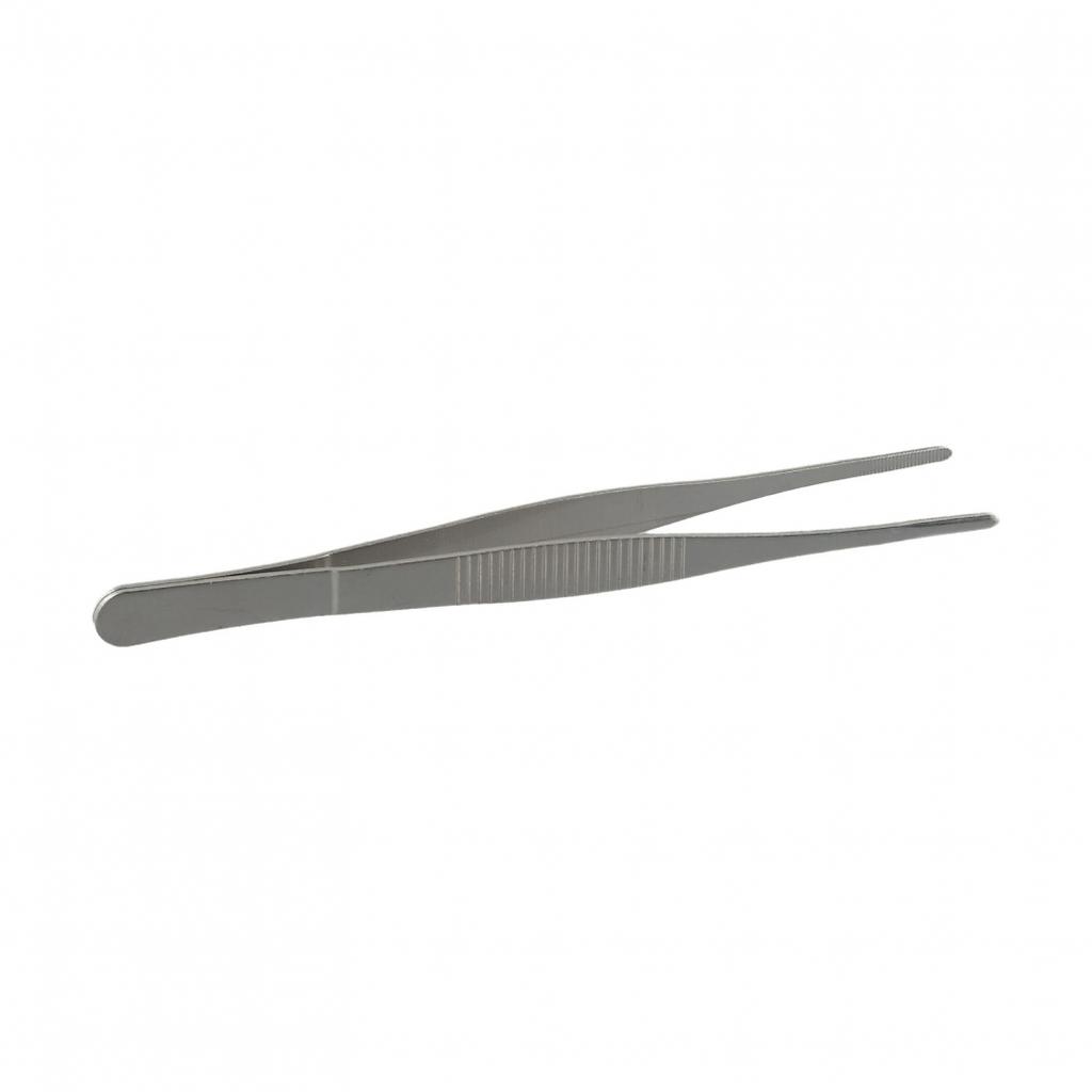 Kitchen Stainless Steel Long Straight Food Meat Tongs BBQ Tweezers Tool Clip