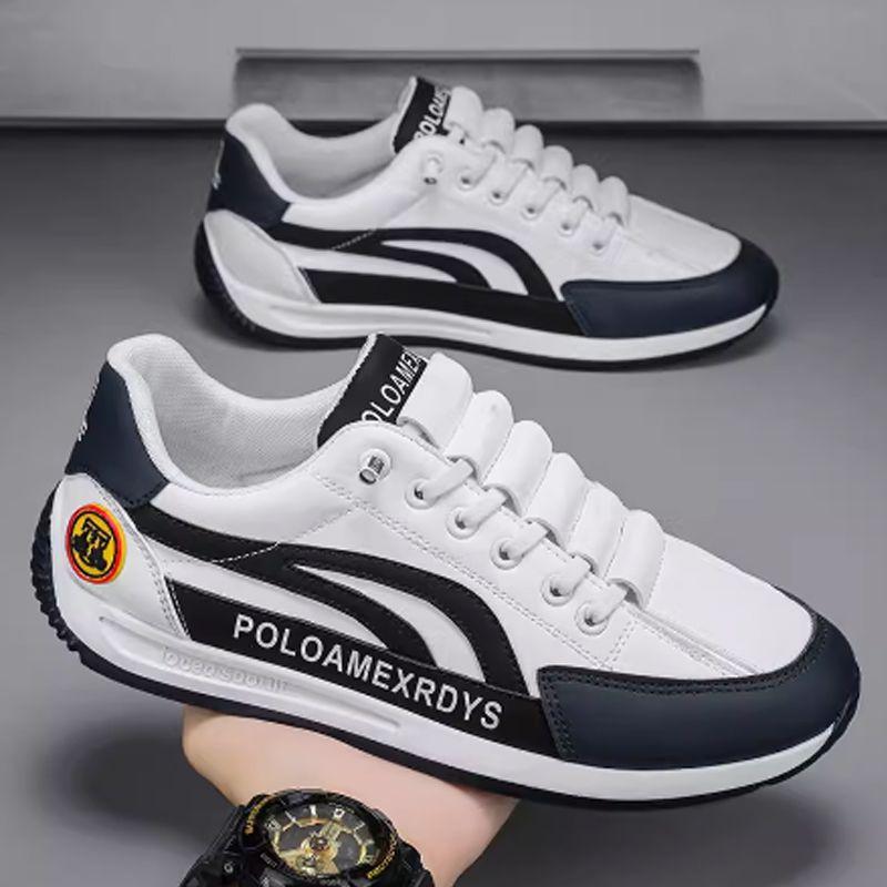 

Весенние мужские туфли Форрест Гамп дышащие маленькие белые кеды спортивная и повседневная обувь на одной педали модные туфли 44