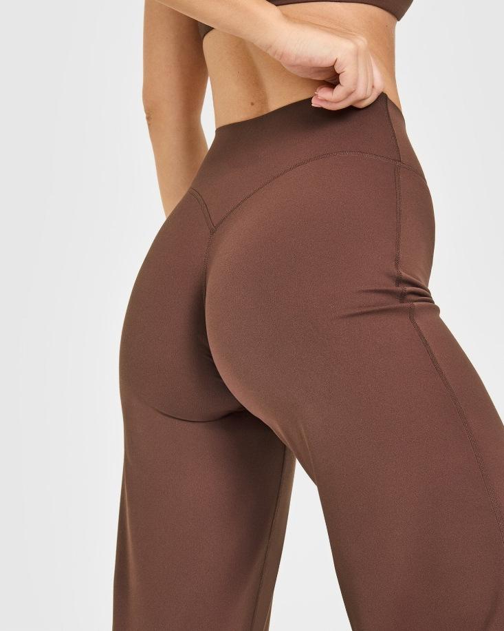 Women's Mid-Waist Super Soft Straight-Leg Yoga Pants