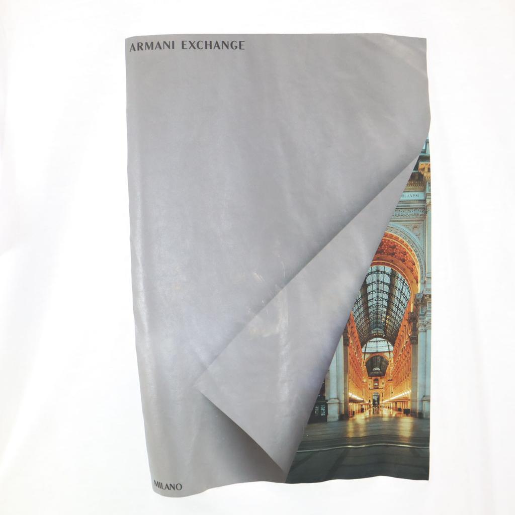 ARMANI EXCHANGE Photo print Short sleeve T-shirt S white Men's Used