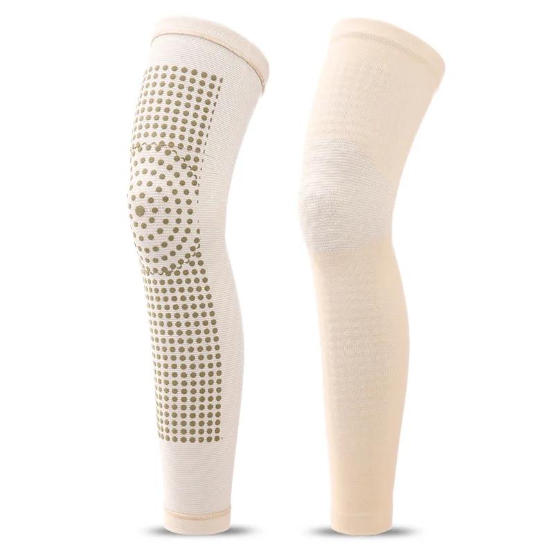 Adjustable Keeping Warm Knee Support Winter Thermal Compression Long Brace Knee Pad